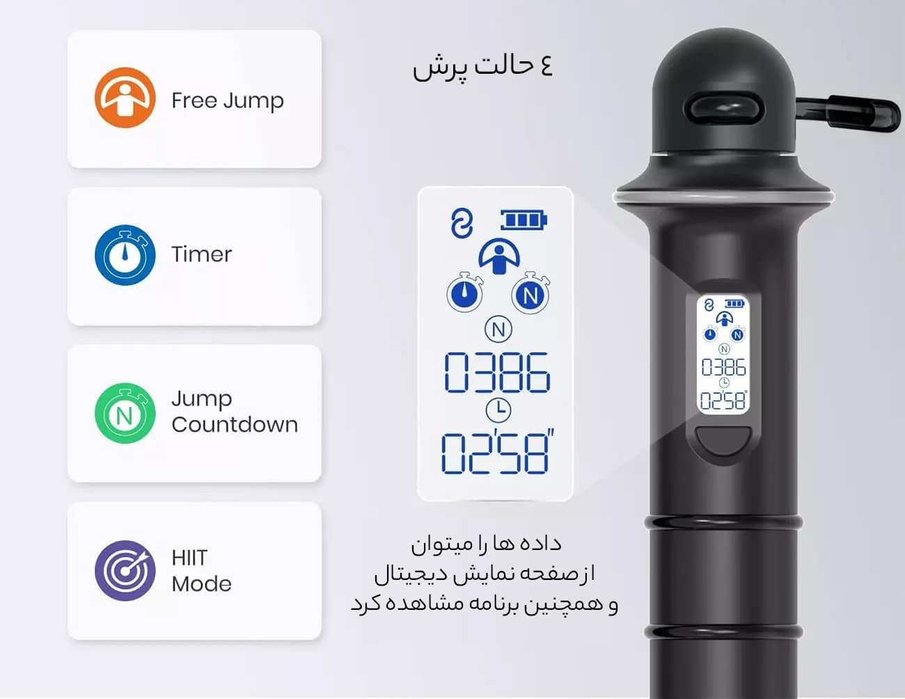 صفحه نمایش دیجیتال طناب