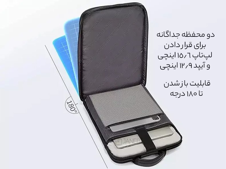 محفظه جداگانه برای لپ‌تاپ
