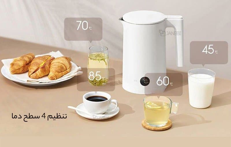 کتری برقی شیائومی با 4 سطح دما
