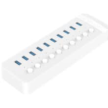 هاب پرسرعت 10 پورت اوریکو ORICO CT2U3-10AB Multi-Port Hub With Individual Switches USB3