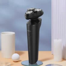 عکس ریش‌تراش شارژی و ضدآب شیائومی Xiaomi ShowSee Electric Shaver Face Hair Brush F303-BK - فروشگاه ماه به ماه