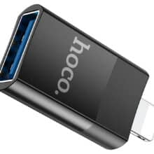 عکس مبدل او تی جی اپل لایتنینگ به یو اس بی هوکو Hoco UA17 Adapter Lightning to USB - فروشگاه ماه به ماه