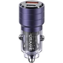 عکس شارژر فندکی فست شارژ ماشین تایپ سی 95 وات یوسامز US-CC176 C36 - فروشگاه ماه به ماه