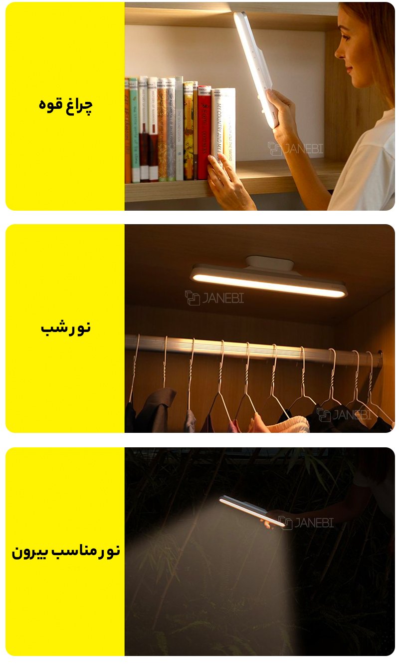 چراغ مطالعه شارژی مگنتی بیسوس Baseus Magnetic Stepless Dimming Charging Desk Lamp Pro DGXC-02