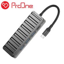 هاب تایپ سی 4 پورت طرح شفاف پرووان PHU554