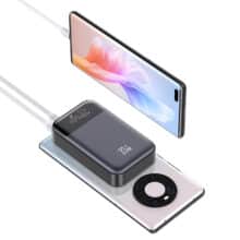 عکس پاور بانک 10000 یوسامز US-CD221 PB74 توان 33 وات - فروشگاه ماه به ماه