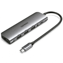 هاب تایپ سی 6 پورت یوگرین CM136 80132