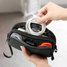 عکس کیف دستی لوازم ماه به ماه بنج BANGE BG-3067 دو زیپ - فروشگاه ماه به ماه