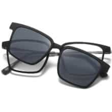 عینک آفتابی مردانه کارن بازار karen bazaar مدل B9722 دو حالته UV400