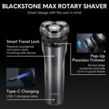عکس ریش تراش شارژی ضدآب انچن ENCHEN Blackstone MAX - فروشگاه ماه به ماه