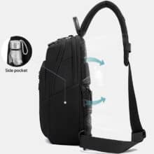 عکس کیف کراس بادی مردانه بنج BANGE BG-7868 ضدآب مناسب تبلت 9.5 اینچ - فروشگاه ماه به ماه