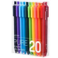 خودکار ژله‌ای کاکو (KACO K1015) نوک 0.5 میلی‌متری 20 عددی مدل Colorful