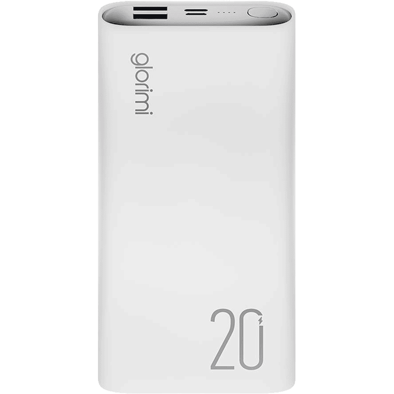 عکس پاور بانک گلوریمی Glorimi LightCore 20000mAh 22.5W با ظرفیت 20000 میلی آمپر بر ساعت - فروشگاه ماه به ماه