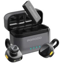 میکروفون یقه ای بی سیم پورودو Porodo مدل PDLAMPHF76BK تایپ سی