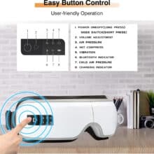 عکس ماساژور چشم شارژی مدل EM-1901 با قابلیت پخش موسیقی - فروشگاه ماه به ماه