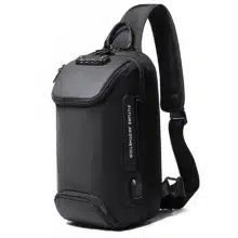 کیف کراس بادی بنج اصل BANGE BG-7082 رمز دار با پورت USB