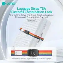 عکس قفل TSA چمدان کوتسی COTECi مدل TR-004 - فروشگاه ماه به ماه