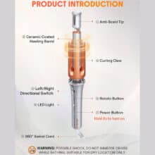 عکس بابلیس شیگلم SHEGLAM مدل SGH-OTIC-01-32 قطر 32 میلی‌متر - فروشگاه ماه به ماه