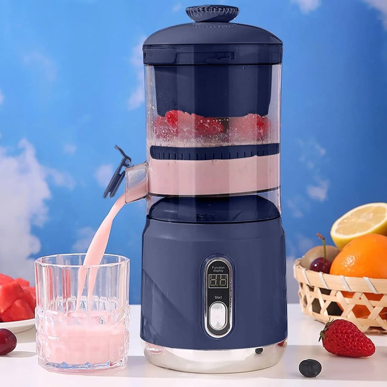 عکس آبمیوه گیری و آب مرکبات گیری شارژی مدل YZj-003 -24 قابل حمل - فروشگاه ماه به ماه