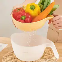 سبد آبکش و کاسه اکوکو ecoco مدل E24160 دو تیکه دسته دار