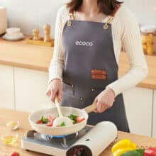 پیش بند آشپزخانه اکوکو Ecoco مدل E2301 ضد آب و ضد چربی با جیب