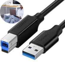 کابل پرینتر USB 3.0 یوگرین UGreen مدل US210-30753 یک متری