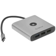 عکس هاب تایپ سی اوریکو ORICO مدل FAX3-6PR با 6 پورت - فروشگاه ماه به ماه