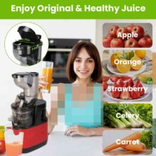 عکس آبمیوه گیری Slow Juicer مدل YX01 ظرفیت 1000 میلی‌لیتر و توان 500 وات - فروشگاه ماه به ماه