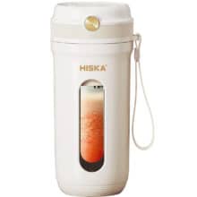 میکسر و شیکر شارژی هیسکا Hiska مدل HR-85 ظرفیت 350 میلی‌لیتر