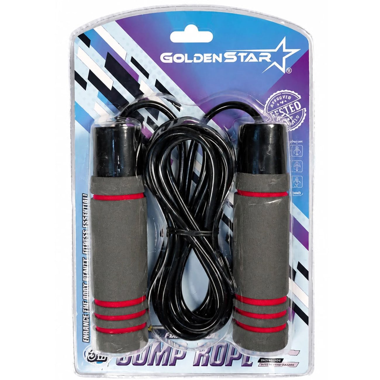 عکس طناب ورزشی گلدن استار GOLDEN STAR مدل GS-1225 - فروشگاه ماه به ماه