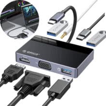 هاب تایپ سی اوریکو ORICO مدل DM-7TS با 7 پورت