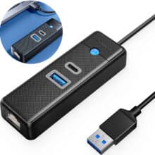 هاب یو اس بی اوریکو ORICO مدل PWCUR-U3-015 با سه پورت