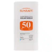 ضد آفتاب صورت و بدن بی رنگ سان‌ سیف مدل Solar Shield SPF50 پوست خشک