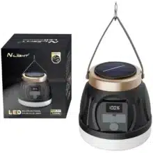 چراغ کمپینگ شارژی خورشیدی ان لایت N-LIGHT مدل A01T چندکاره