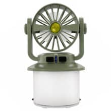 پنکه و چراغ کمپینگ شارژی خورشیدی مدل CH-F804
