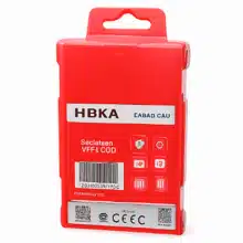 باتری نیم قلمی شارژی هیسکا HISKA مدل H15-AAA4 بسته 4 عددی