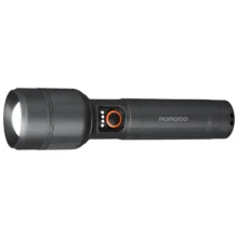 چراغ قوه شارژی Porodo پرودو مدل PDFL9972GY با روشنایی 2600 لومن