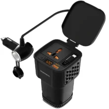 مبدل برق خودرو پرودو Porodo مدل PDCI103BK توان 200W