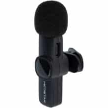 عکس میکروفون یقه ای بی سیم لایتنینگ هایکواستار مدل HS-MC522i دو فرستنده - فروشگاه ماه به ماه