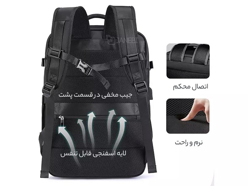 کوله پشتی نرم و راحت