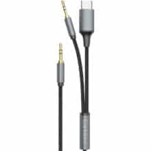 کابل صدا AUX به Type-C/AUX ارلدام Earldom مدل ET-AUX69 طول 1.2 متر