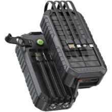پاوربانک خورشیدی گرین لاین مدل GL-PX15 ظرفیت 20000 میلی آمپر 22.5 وات