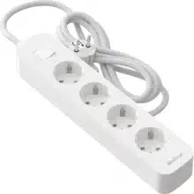 چند راهی برق ارت دار چهار سوکت هادرون Hadron P24 4 AC Way Power Strip 16A