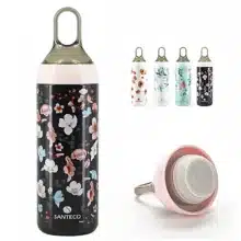 بطری آب دوجداره سانتکو مدل HC-500-8-A ظرفیت 500ml مناسب نوشیدنی گرم و سرد