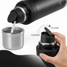 عکس فلاسک دوجداره سانتکو SANTECO مدل HY-1000-16 ظرفیت 1 لیتر - فروشگاه ماه به ماه