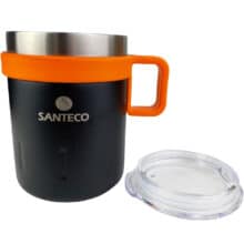عکس ماگ دوجداره درب دار سانتکو SANTECO مدل HM-350 ظرفیت 350 میلی لیتر - فروشگاه ماه به ماه