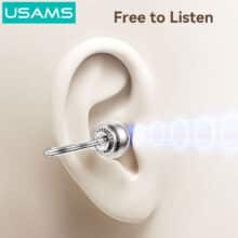 عکس هندزفری بلوتوثی یوسامز  USAMS مدل Echo R02 با طراحی Clip-on - فروشگاه ماه به ماه
