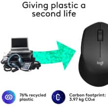 عکس ماوس بی سیم لاجیتک Logitech مدل M330 کم صدا - فروشگاه ماه به ماه
