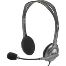 هدفون لاجیتک Logitech مدل H110 با میکروفون چرخشی