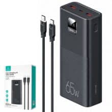 پاور بانک یوسامز USAMS مدل US-CD185 ظرفیت 30000 توان 65 وات با کابل